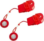[IKOPFLN] Treadmill Safety Key, Universal Treadmill Magnetic Safety Lock Fitness Kit for All, Proform, Sole, Weslo, Weider, Epic, Freemotion and Healthrider Treadmills, red, Medium
