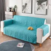 1 Seat Sofa Cover Quilted Couch Covers Lounge Pet Protector Slipcovers Teal