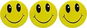 [JMCo] 3 Pieces Large Yellow Smiley Face Badge Pin Pride Emoji Emoticon Mini Button Loot Bag Birthday Happiness