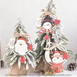 聖誕吊墜聖誕樹裝飾品金屬飾品 DIY 聖誕老人裝飾品