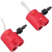 Gogogmee 1Set Bike Adapter Inflatable Connector for French to American Valve Conversion Easy Installation Durable Material Compatible with Bike Pumps Air Compressors