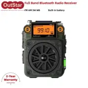 Full Band Radio Receiver FM AM SW WB Bluetooth w/ Fingertip Gyroscope HRD-777