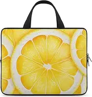 Laptop Case Sleeve Shockproof Computer Carrying Bag Lemon Slice Pattern Notebook Case Cover Laptop Bag Water Resistant Computer Cases Tablet Briefcase for Travel Business 12 Inch