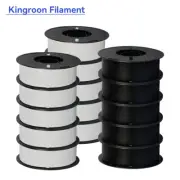 Kingroon Lot 10KG 3D Printer Filament 1.75mm PLA PETG Matte 1KG Bundle Spool Red