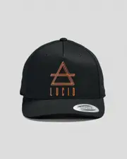 [Lucid] Lucid Men's Blackout Snapback Cap One Size Black