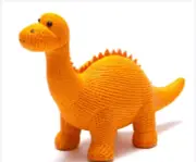 Teething Toy Baby Dinosaur BPA Free Food Grade Silicone Teether NEW in bag