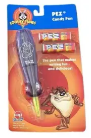 PEZ TAZ LOONEY TUNES PEN FACTORY PACKAGED CAP TOYS