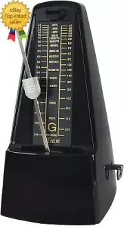 Metronome Mechanical Spring Power with Free Bag for Piano Guitar Violin Drums