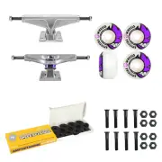 Venture Skateboard Trucks 5.6 High Spitfire 54mm Wheels / Bearings Package