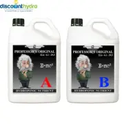 PROFESSOR'S NUTRIENTS Grow & Bloom A B Hydroponics Formulation for Plants 5L Set