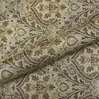 Harlow Wheat Damask Jacquard Upholstery Fabric 54"