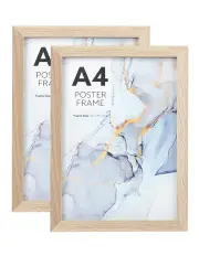 [Cooper & Co] Poster Photo Frames A4 Set of 2 in Oak