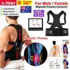 Posture Corrector Clavicle Shoulder Brace Lower Back Support Magnetic Men Women