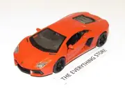 WELLY LAMBORGHINI AVENTADOR LP700-4 ORANGE 4.5 INCHES LONG NEW NO BOX FREE SHIP