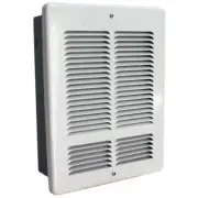 King Electric Wall Heater 9.2"W x 12.1"H 1500W/120V Thermostat Forced Air White