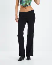 Kinsley Low Rise Bootcut Pants Black