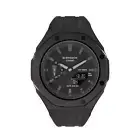 Casioak Mod Royal Oak Casio G-Shock GA-2100 Black Metal Steel Watch GA2100