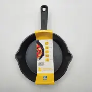 Black & Decker 6" Mini Cast Iron Fry Pan Skillet Pre-Seasoned Cooking Camping