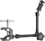 Fotoconic 11"/28cm Articulating Friction Magic Arm &Large Adjustable Super Clamp
