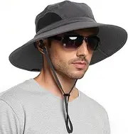 [EINSKEY] Sun Hat, Wide Brim UV Protection for Men and Women, Waterproof Foldable Bucket Hat for Fishing, Hunting, Hiking, Camping and Outdoor Adventures