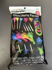 Glow Stick Party Favors 24 pc set Neon Glow In The Dark Party Pack