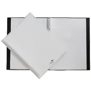 Aqua Drops Display Book A3 15 Pocket Refillable Clear