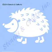 5" Hedgehog Stencil, Animal Pattern DIY Woodlands Reusable Template Paint Craft
