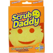 Scrub Daddy Flex Texture Cleaning Sponge, Original Yellow 4 1/8 inches