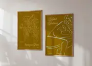 [Namly Design] Poster - Retro Artwork Collection / Set of 2