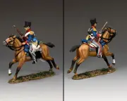 KING & COUNTRY THE AGE OF NAPOLEON NA432 KGL LIGHT DRAGOON WITH CARBINE MIB
