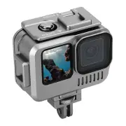 Aluminium Waterproof Housing Case for GoPro Hero 13 12 11 10 9 Black