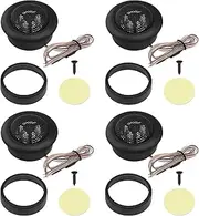 2 Pairs Car Speaker Car Round Dome Audio Speaker Auto Tweeter Loudspeaker Horn Car Mini Tweeter Speaker Car Tweeter Speaker Accessories