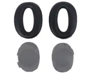 1 Pair Ear Pad Cushion Cover Earmuff for MDR-1000X MDR 1000X WH-1000XM2 - Black