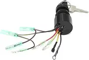 Boat Spare Accessories Ignition Key Switch 2 Keys for Mercury Outboard Motor Control Box