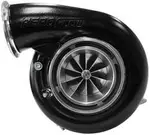 Aeroflow Boosted 7975 1.28 REVerse Dual V-Band Outlet G42 Black - AF8005-4112BLK