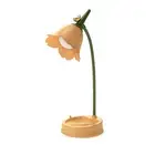 LED Desk Lamp Lighting Contact Protection USB Flower Lampshade Desk Table Ligh F