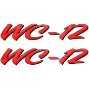 Lund Boat Decal 1986373 | WC-12 9 1/2 Inch Red