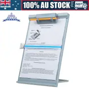 JIELISI Desktop A4 File Document Reading Rack Holder Stand with Adjustable Clip