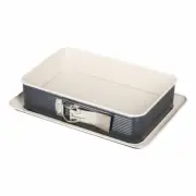 Zenker Creme Noir Rectangular Springform, Baking Tin, Cake Mould, ILAG Ultimate
