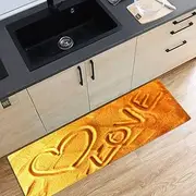 SHENGANG Sea Waves Beach Rug Kitchen 3D Carpet Hallway Marine Carpet in The Bedroom On The Floor Custom Long Corridor Rug,2,60x180cm