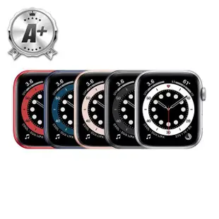 【Apple】A 級福利品 Apple Watch S6 GPS 44mm 鋁金屬錶殼(副廠配件/錶帶顏色隨機)