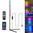 1.24m RGB Colour Changing LED Floor Tall Minimalist Mood Lamp Corner Stand Light