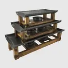 Aluminum Alloy Grill Pan Griddle Plate Tray Grilled Fish Pan Commercial Nonstick