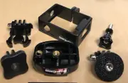 FRAME MOUNT CASE HDMI USB ACCESS SKELETON FOR GOPRO HERO3+4 BLACK NAKED CAMERA