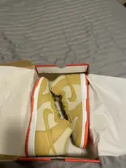 Size 11.5 Nike Dunk High Wheat Gold Safety Orange DV7215-700