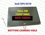 Dell XPS 15 9570 15.6" Matte FHD LCD Screen Complete Assembly Silver
