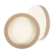 6" Wood Panels Board, 2Pcs Unfinished Round Wood Canvas Boards