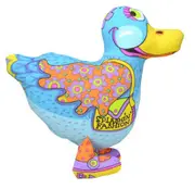 Madcap Splashin' Fashion Duck Squeaker Dog Plush Toy By PetStages - Medium - New, With Tags