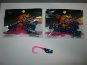 Leland Lures Slab Curly jigs 2 packs midnight pink