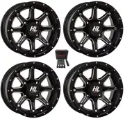 High Lifter HL4 12" Wheels Machined Polaris RZR 1000 XP (4)